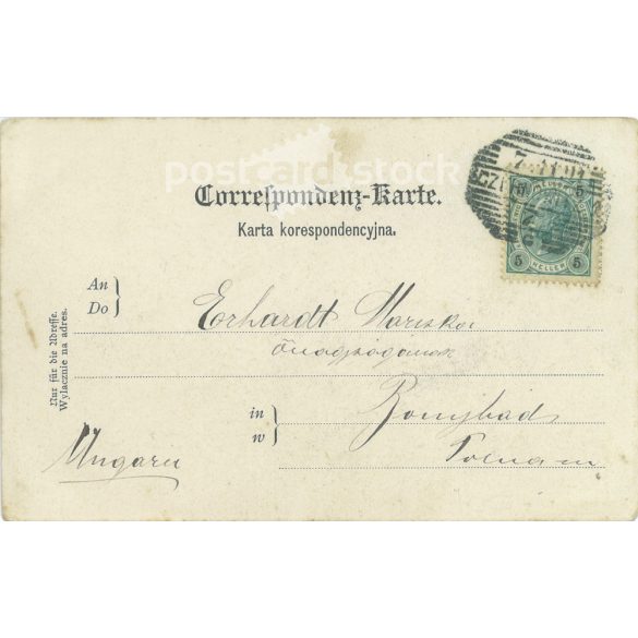 1901 - Czernowitz. Ukrán parasztlány, esküvői ékszerekben. Fotólap, képeslap. (2791629)