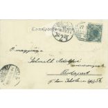 1904 - Marienbad. Kaiserstrasse. Színezett fotólap, képeslap. (2791632)