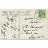 1909 - Romantikus képeslap. Színezett fotólap. (2791663)