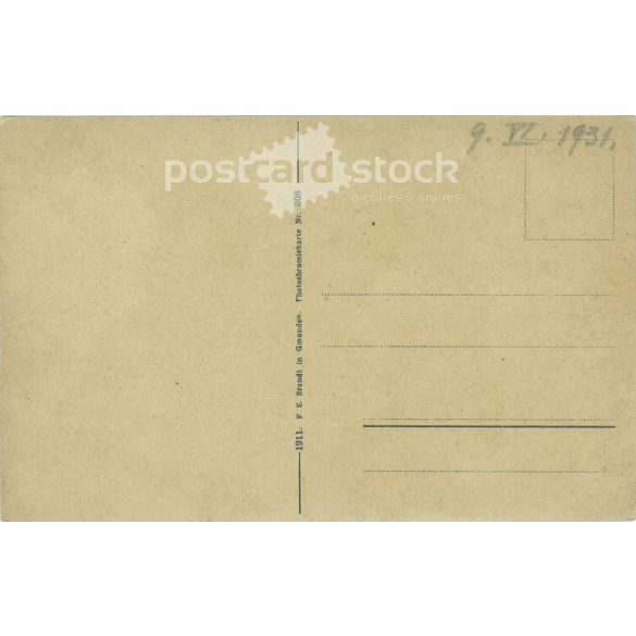 1931 - Fogadó a Traunsee tónál. Színezett fotólap, képeslap. (2791678)