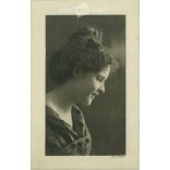 1909 - Miss Wally színésznő és modell volt 1910 körül. Wiener Rotophot 2279. Fotólap, képeslap. (2791684)