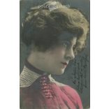 1901 - Romantikus képeslap. Színezett fotólap. (2791728)