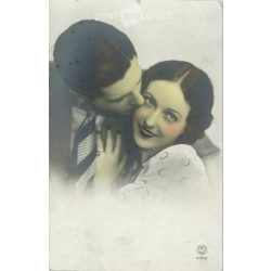   1944 – Romantikus képeslap. Színezett fotólap. (2791752)