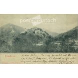 1900 - Kékkő vára. Szlovákia. Fekete-fehér fotólap, képeslap. (2791761)