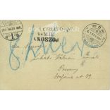 1900 - Kékkő vára. Szlovákia. Fekete-fehér fotólap, képeslap. (2791761)