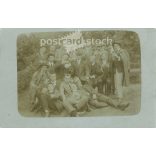 1910 - Arad. Baráti csoportkép férfiakról. Képeslap, fotólap. (2791771)