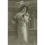 1915 - Romantikus képeslap. Fotólap. (2791773)
