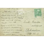 1911 - Romantikus képeslap. Színezett fotólap. (2791777)