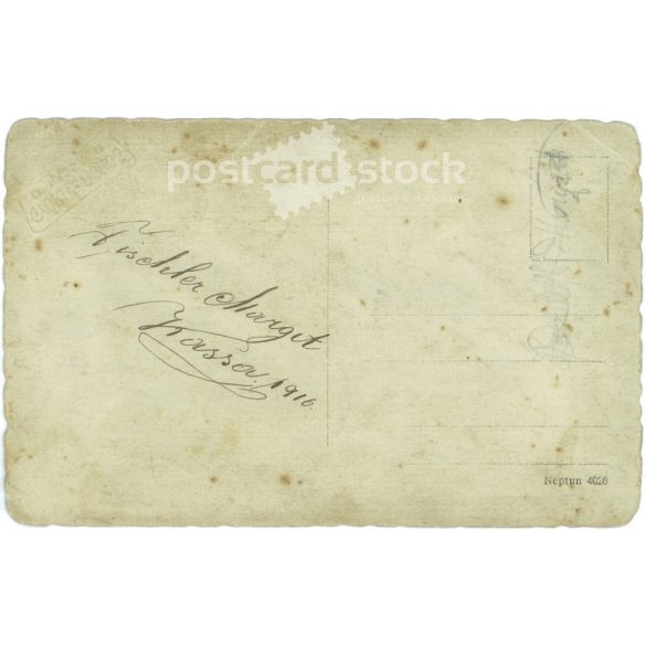 1916 - Tischler Margit. Képeslap, fotólap. (2791178)