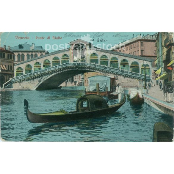 1922 - Velence képeslap. Színezett fotólap. (2791780)