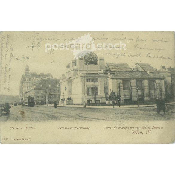 1904 - Bécs. Szecessziós kiállítás. Képeslap, fotólap. (2791783)