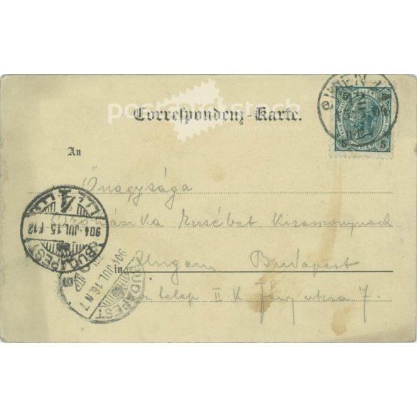 1904 - Bécs. Szecessziós kiállítás. Képeslap, fotólap. (2791783)