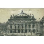 1931 - Párizs. Az Opera és Nemzeti Zeneakadémia épülete. Képeslap, fotólap. (2791784)