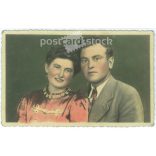 1942 - Emlékül Piroskámtól. Képeslap, Kodak színes papírkép a színes fotók általános elterjedésének korából. (2791785)