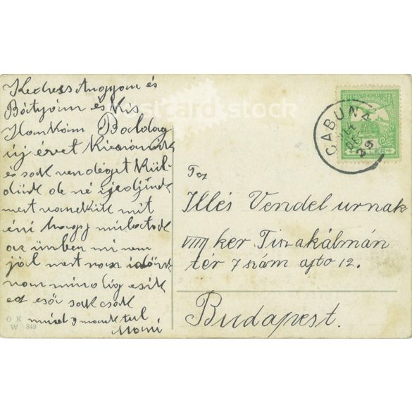 1914 - Háborús étlap, humoros menüvel. Képeslap, színezett fotólap. (2791818)