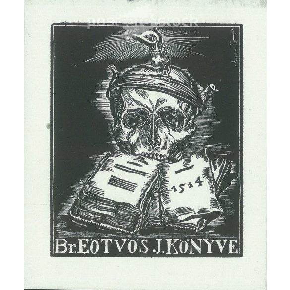 Szoboszlai Mata János (1907-1944). 20 fametszetű könyvjegy a magyar parnasszusról. Az eredetileg 1935-ben megjelentnek a hasonmás kiadása, az eredeti klisékről, 1000 példányban készült, 1982-ben. (2791853)
