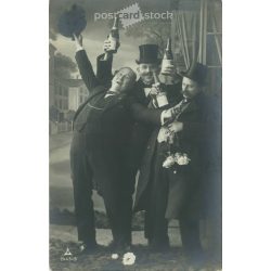   1916 - Névnapi üdvözlet. Fotólap, üdvözlőkártya, képeslap. (2791863)