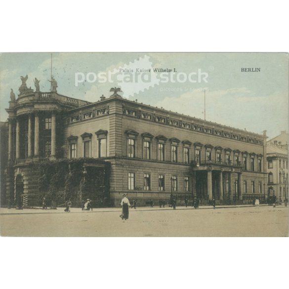 1913 - I. Vilmos császár palotája. Berlin. Képeslap, színezett fotólap. (2791889)