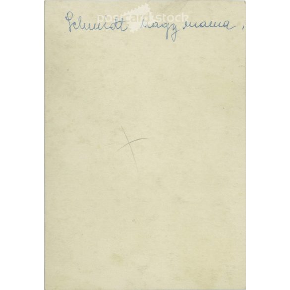 Nagymama fiatalabbkori képe. Műtermi felvétel. Eredeti papírkép. 1930-es évek. (2791935)