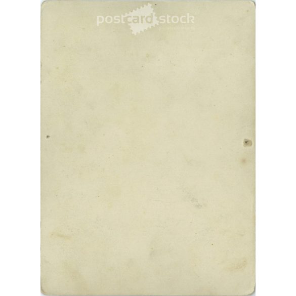 „Apám érettségi képe” felirattal csoportkép. Eredeti papírkép. Kabinetfotó / keményhátú fotó. (2791949)