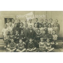 Iskolai osztálykép. Eredeti papírkép. (2791953)
