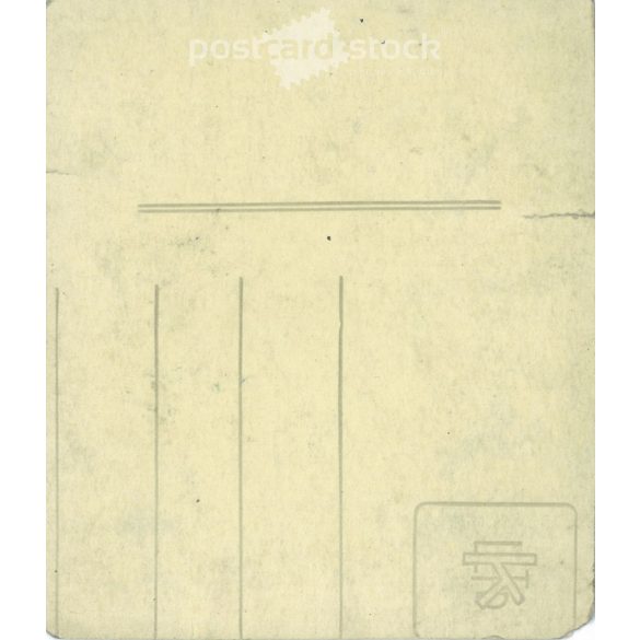 Fiatal pár műtermi, portréfotója az 1930-as évekből. Fotólap részlet. (2792019)