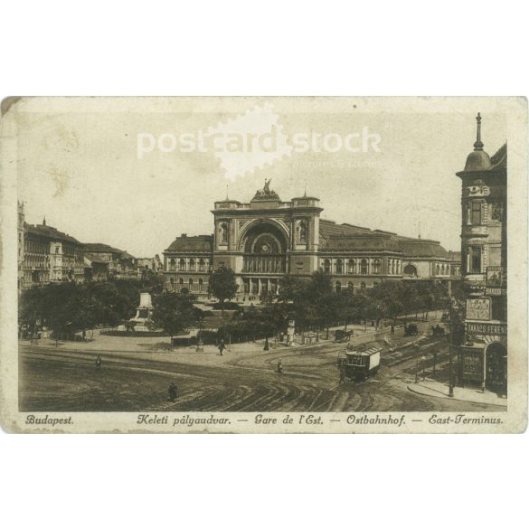 1928 - Budapest. Keleti pályaudvar. Fotólap, képeslap. (2792059)