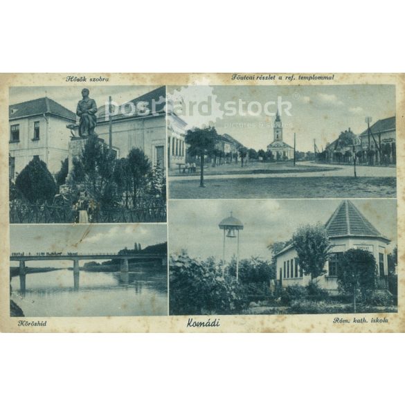 1939 - Komádi. Fekete-fehér fotólap, képeslap. (2792062)