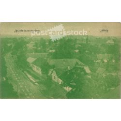   1924 - Jászalsószentgyörgy. Látkép. Színezett fotólap, képeslap. (2792065)
