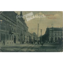   1908 - Miskolc. Hunyadi utca. Színezett fotólap, képeslap. (2792095)