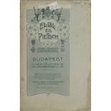 1900-as évek eleje. Elbl és Pietsch fényképészeti műterem, Budapest. Családi egészalakos műtermi csoportkép. Kabinetfotó / keményhátú fotó / vizitkártya, CDV fotó. (2792112)