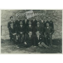   1927 - Kollégiumi szobatársak. Eredeti papírkép. (2792157)