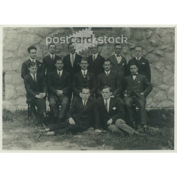 1927 - Kollégiumi szobatársak. Eredeti papírkép. (2792157)