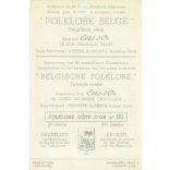 A FOLKLORE BELGE második sorozatának illusztrálására készült színes fotók egyike. Ofszet nyomat. (2792160)