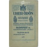 1920-as évek - Fiatal nő, műtermi portréfotója. Uher Ödön fényképészeti műterme készítette, Budapesten. Kabinetfotó / keményhátú fotó / vizitkártya, CDV fotó. (2792192)