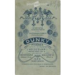 1900-as évek eleje - Fiatal férfi, műtermi portréfotója. Dunky fivérek fényképészeti műterme készítette, Kolozsvár. Kabinetfotó / keményhátú fotó / vizitkártya, CDV fotó. (2792194)