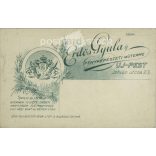 1910-es évek eleje - Elegáns úr, műtermi fotója. Erdős Gyula, fényképészeti műterme készítette, Újpest. Kabinetfotó / keményhátú fotó / vizitkártya, CDV fotó. (2792211)
