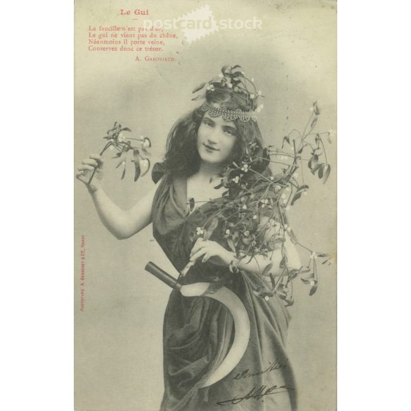 1903 - Francia, vidám fotólap. BERGERET & Cie NANCY kiadása. Fotólap, képeslap. (2792273) 