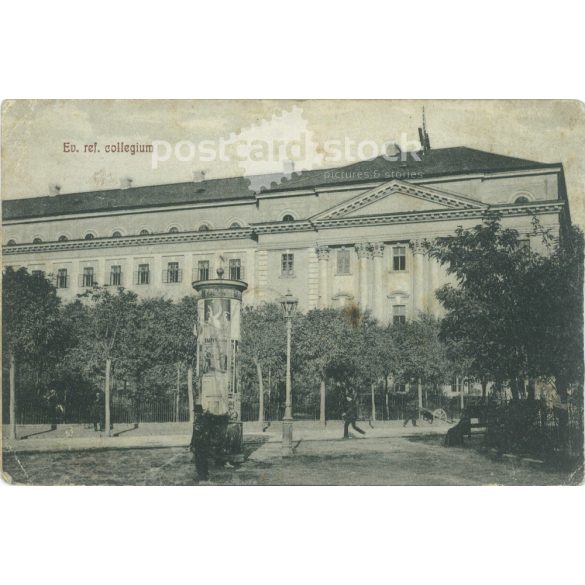 1915 - Debreceni református kollégium. Fotólap, képeslap. (2792276)