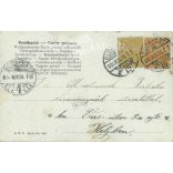 1904 - Romantikus képeslap, színezett fotólap, budapesti bélyegzéssel. (2792294)