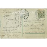 1906 - Újévi üdvözlőlap, színezett fotólap. (2792298)
