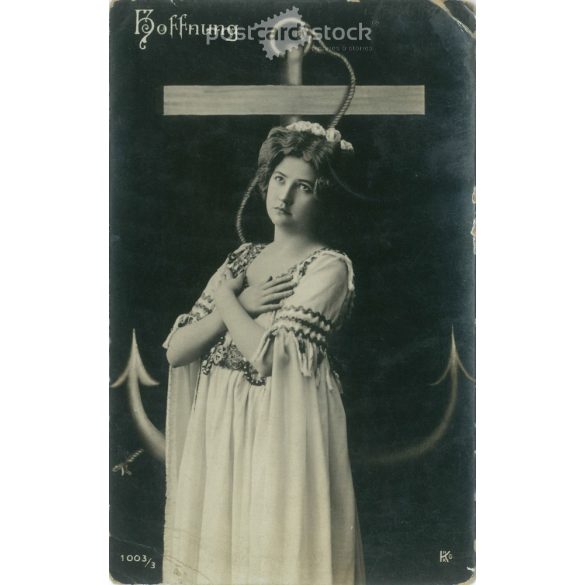 1907 - Vallási témájú képeslap, fotólap. (2792305)