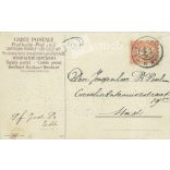 1915 - Őszinte gratuláció. Holland, litografált, dombornyomott és aranyozott. (2792319)