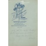 1912 - Ruzicka Anna egészalakos műtermi fotója, készült a L. Stockmann fényképészeti műteremben. Bécs. Régi fotó / Kabinetfotó / keményhátú fotó. (2792395)