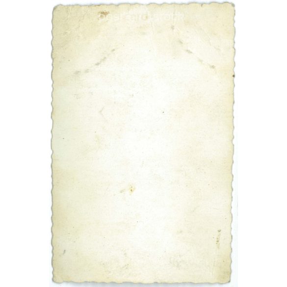 1930-as évek. Lovaglás a házi kedvencen. Fekete-fehér eredeti papírkép, régi fotó. (2792407)