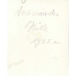 1955 - Németország. Útmenti pihenő. Autós túrán a hegyekben. Fekete-fehér eredeti papírkép, régi fotó.  (2792415)