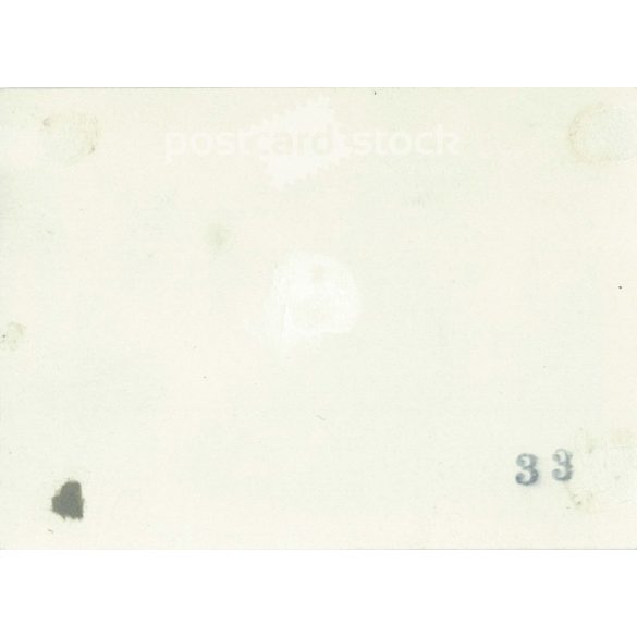 1930-as évek. Németország. Autós pihenőhely. Fiatal nő az autó lökhárítóján  ülve pózol. Készítője ismeretlen. Fekete-fehér eredeti papírkép, régi fotó. (2792430)