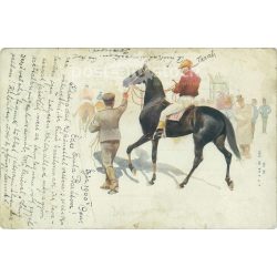   1900 – Művészeti reprodukció, régi képeslap. (2792536)