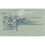 Adler fényképészeti műterem munkája, Szászváros. 1900-as évek, Erdély. Idős, vasutas férfi fotója. Régi fotó, vizitkártya, CDV fotó. (2792572)