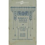 Bácskay Dezső fényképészeti műterem munkája. Vác. 1900-as évek eleje. Ismeretlen fiatalember műtermi fotója. Régi fotó, vizitkártya, CDV fotó. (2792577)